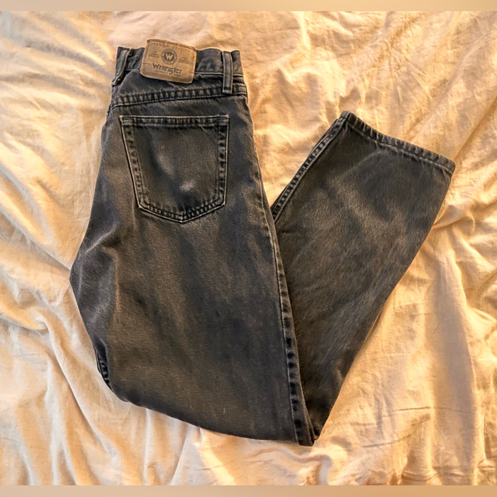 ✨Wrangler Black Relaxed Fit Jeans
